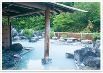 松川荘の露天風呂写真
