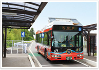 BRT（バス高速輸送システム）の写真